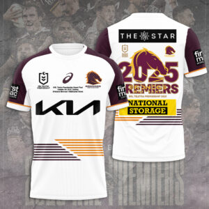 Brisbane Broncos 2025 Premiership 3D Apparel - TANTN17204
