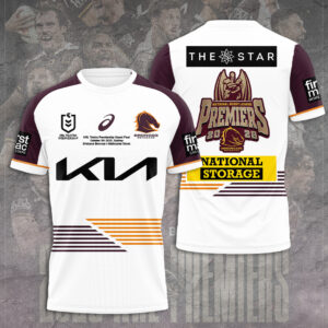 Brisbane Broncos 2025 Premiership 3D Apparel - TANTN17230