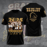 Brisbane Broncos 2025 Premiership 3D Apparel - TANTN17297