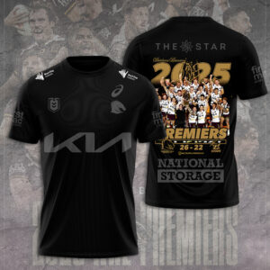 Brisbane Broncos 2025 Premiership 3D Apparel - TANTN17311