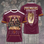 Brisbane Broncos 2025 Premiership 3D Apparel - TANTN17469