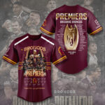 Brisbane Broncos 2025 Premiership Baseball Jersey - TANTN17849