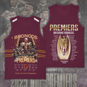 Brisbane Broncos 2025 Premiership Basketball Jersey - TANTN17850