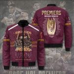 Brisbane Broncos 2025 Premiership 3D Bomber Jacket - TANTN17852