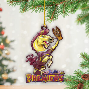 Brisbane Broncos 2025 Premiership Custom Shape 2-sided Acrylic Ornament – TANTN17142