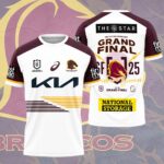 Brisbane Broncos 3D Apparel - HOATT13550
