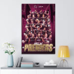 Brisbane Broncos Premiers 2025 Rectangle Canvas With Inner Frame - TANTN17895