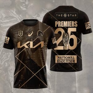 Brisbane Broncos Premiers 2025 3D Apparel - GNE4516