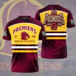 Brisbane Broncos Premiers 2025 3D Apparel - GNE4536