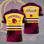 Brisbane Broncos 3D Apparel - GNE4587