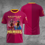 Brisbane Broncos x Brisbane Lions Premiers 2025 3D Apparel - TANTN17465