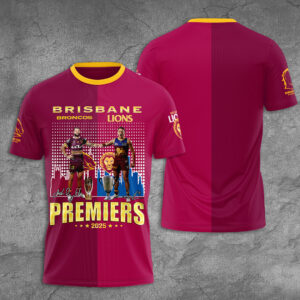 Brisbane Broncos x Brisbane Lions Premiers 2025 3D Apparel - TANTN17465