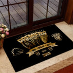 Brisbane Broncos x Brisbane Lions Premiers 2025 Premiers Doormat - TANTN17385