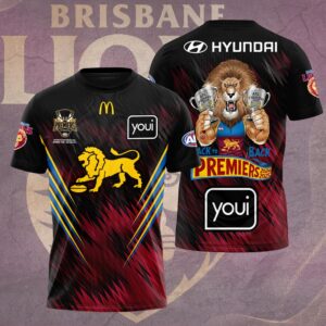 Brisbane Lions 2025 AFL Premiers 3D Apparel - HOATT13722