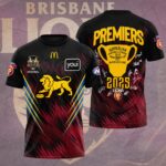 Brisbane Lions 2025 AFL Premiers 3D Apparel - HOATT13726