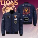 Brisbane Lions 2025 AFL Premiers 3D Bomber Jacket - HOATT14080