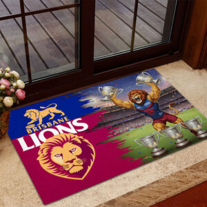 Brisbane Lions Premiers Doormat - TMTHU1544