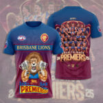 Brisbane Lions Premiers 2025 3D Apparel - GNENEW650