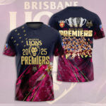 Brisbane Lions Premiers 2025 3D Apparel - GNENEW665
