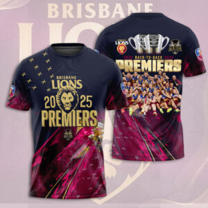 Brisbane Lions Premiers 2025 3D Apparel - GNENEW665
