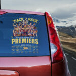 Brisbane Lions Premiers 2025 3D Car Sticker - TANTN17388