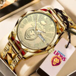 Brisbane Lions Premiers 2025 Alloy Luxury Quartz Watch - GNE4502