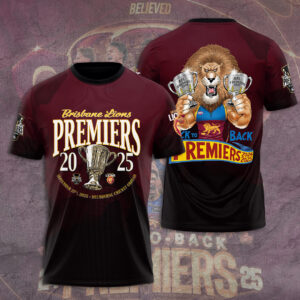 Brisbane Lions Premiers 2025 3D Apparel - GNE4527