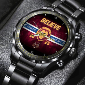 Brisbane Lions Premiers 2025 Black Stainless Steel Watch - GNE4503