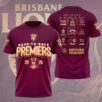 Brisbane Lions Premiers 2025 3D Apparel - GNE4526