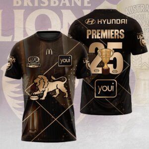 Brisbane Lions Premiers 2025 3D Apparel - GNE4549