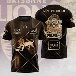 Brisbane Lions Premiers 2025 3D Apparel - GNE4550