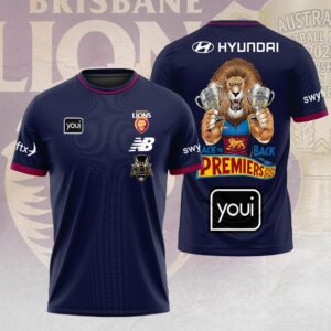 Brisbane Lions 2025 AFL Premiers 3D Apparel - HOATT13939