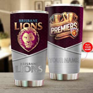 Personalized Brisbane Lions Premiers 2025 Tumbler Cup - GNE4517