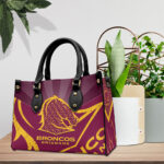 Brisbane Broncos Leather HandBag - VANDH 482