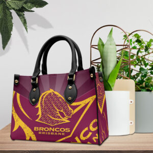 Brisbane Broncos Leather HandBag - VANDH 482