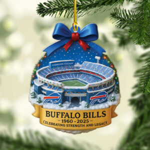 Buffalo Bills 2025 Custom Shape 2-sided Acrylic Ornament – MAITM13372