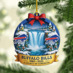 Buffalo Bills 2025 Custom Shape 2-sided Acrylic Ornament – MAITM13379