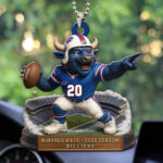 Buffalo Bills 2025 Season Custom shape 2-sided Acrylic Car Ornament - HOATT13662
