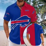 Buffalo Bills Short Sleeve Button-Down Shirt - MAITM13380
