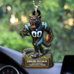 Carolina Panthers 2025 Season Custom shape 2-sided Acrylic Car Ornament - HOATT13663
