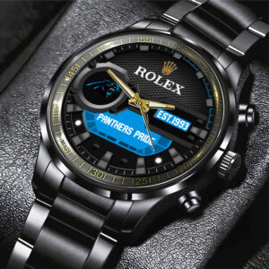 Carolina Panthers x Rolex Black Stainless Steel Watch - MAITM13203
