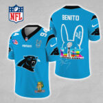 Carolina Panthers x Bad Bunny 3D Football Jersey – MAITM13303