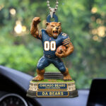 Chicago Bears 2025 Season Custom shape 2-sided Acrylic Car Ornament - HOATT13664