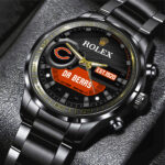 Chicago Bears x Rolex Black Stainless Steel Watch - MAITM13204
