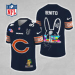 Chicago Bears x Bad Bunny 3D Football Jersey - MAITM13304