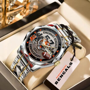 Cincinnati Bengals 57th Anniversary 2025 Alloy Luxury Quartz Watch - TANTN18024