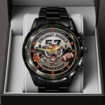 Cincinnati Bengals 57th Anniversary 2025 Black Stainless Steel Watch - TANTN18025