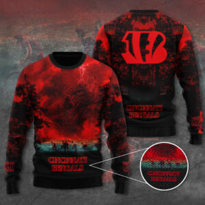 Cincinnati Bengals x Stranger Things Ugly Sweater - TANTN17505