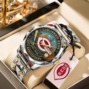 Cincinnati Reds 135th Anniversary 2025 Alloy Luxury Quartz Watch - TANTN17067