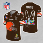 Cleveland Browns x Bad Bunny 3D Football Jersey - MAITM13306